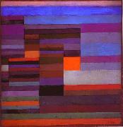 Paul Klee Fire in the Evening oil on canvas